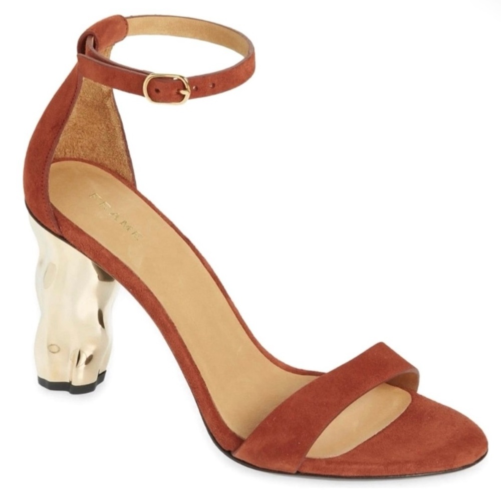 NEW FRAME SUEDE SANDALS